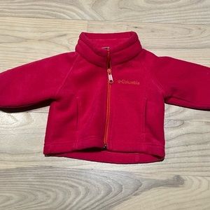 Columbia Benton Springs Fleece Jacket - Infant Girls' Pink Zip-Up Fleece